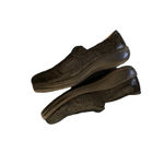 Alegria Kel Professional Shoes Metallic Embossed Loafers Slip On Black Size 9 Photo 6