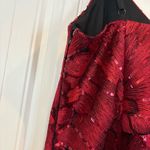 White House | Black Market Banana Republic Red Embroidered Sequin Cami Size Large Photo 3