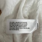 A New Day Women's White Short Sleeve Linen V-Neck T-Shirt - Size Medium - NWT Photo 5