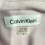 Calvin Klein Sheath Dress Women's 2 Pink Puff Sleeve Solid Knee Length NWT Photo 6