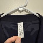 Spanx  Perfect Collarless Navy Pinstripe Blazer Size XL Photo 2