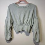 Free People we the free cropped twist sweater size small Photo 2