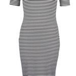 Sans Souci Striped Midi Dress Size M. Photo 1