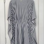 Cabana Life Navy and White Stripped Caftan with Gold Embroidery Size undefined Photo 8