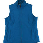 Columbia  Women's Quilted Fleece Lined Vest Blue Size Medium Full Zip Casual Photo 0