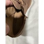 Lucky Brand Womans  Drill Brown Leather Lace Up Stacked Heel Bootie 7.5 M Photo 6