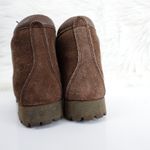 Vintage Dunham Tyroleans Brown Suede Vibram Hiking Boots Men's size 7 Women 8.5 Photo 7