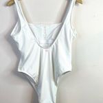 Stoney Clover Lane Stoney Clover X Target White Ribbed Cheeky High Leg One Piece Swimsuit womens L Photo 99