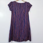 Shoshanna  Silk Chain-link Print Shift Mini Dress Short Sleeves Photo 1