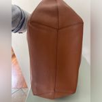 Furla 2 way bag brown leather preloved crossbody purse large tote Photo 8