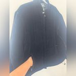 Lauren Ralph Lauren Vintage Black Velvet Jacket Rayon Silk Dark Academia Large Photo 5