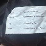 Tusso Grey 100% Leather Zippered Detailed Jacket Sz M Gray Size M Photo 7