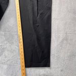 CAbi  High Rise Pleated Pull On Cropped Pants Black Medium Modern Minimalist Photo 5