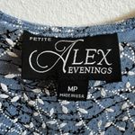 Alex Evenings Vintage  Tank Top Floral 90s Y2K 2000s Glittery Medium Photo 2