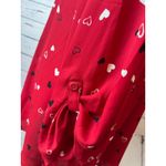 LOGO By Lori Goldstein NWT Catherines Blouse womens plus size 4X Shirt Heart Red Valentine Tunic Top Photo 3