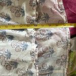 ZARA Women's White Tiered Floral Block Print Cottage Core Maxi Dress Size Small Photo 8