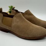 GH Bass Women's Brooke Boot Size 7 Chelsea Pull On Gray Taupe Suede Low Heel Photo 0