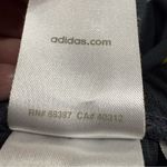 Adidas Y2K (06) Dark Gray Climalite Capri Pants with Bright Yellow Logo Size M Photo 6