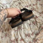 Birkenstock Papillio Arizona Platform Vegan Sandals Black Size 7 Photo 4