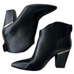 1. State EUC Leather Heeled Ankle Boots Black Size 9.5 Photo 0