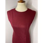 MM.LaFleur  The Giovanna Dress in Textured Ponte Pinot Red Sz 4 Photo 5