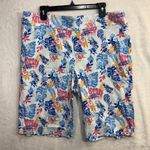 Counterparts  18 Floral Bermuda Shorts Tropical Summer Beach Preppy Casual Photo 1