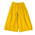 Jason Wu Wide Leg Culottes in Mustard Yellow, Size M Photo 3