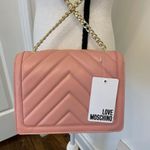 Love moschino Heart Quilted Crossbody Chain Strap Photo 3