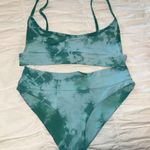 frankie's bikinis Blue Tie Dye Bikini Photo 1