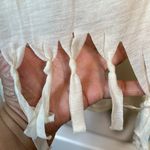 Cowgirl Up Embroider Cream S/S Western Wild West Lace Shirt Size XL EUC #1040 Photo 4