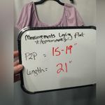 American Eagle NWOT Cute  Light Purple Puff Sleeve Shirt, size small! Photo 1