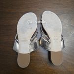 SJP by Sarah Jessica Parker Jinx Crystal Buckle Flat Sandals Gold Size 9 Photo 7