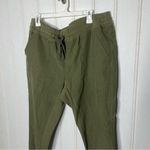 CAbi The Marathon Olive Green Lounge Drawstring Jogger Pants Sz XL 409 Photo 5