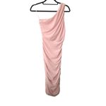 LOVE X‎ DESIGN One Shouldered Ruched Cocktail Dress Pink Small Photo 1