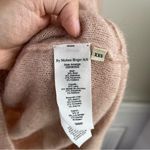 Marlene‎ Birger kid mohair wool blend V neck sweater XS minimalist quiet luxury Pink Photo 5