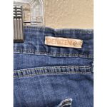 Levi's Denizen by Womens Shorts Size 18 W34 High Rise Raw Hem Blue Denim Photo 4