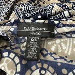 R & M Richards Petite Short Mother Of The Bride Puff Print Boho Dress NWT Size 14 Photo 6