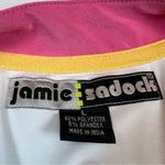 jamie sadock Athletic Golf Zip Up Neck Sleeveless Top White Size L Photo 10