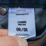 EXPRESS Womens Skinny High Rise Denim Jeans Size 0R Dark Wash Minimalist Staple Photo 5