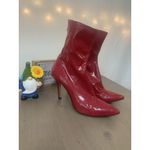 (3) Vero Cuoilo Italy Botas De Tacón Mujer Talla 39 Color Rojo Usadas, Red Size 6 Photo 4