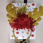 3/$15 Santa's In the House Hair Reindeer Band Photo 0