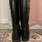 Anne Klein Black Leather boots 5M Photo 3