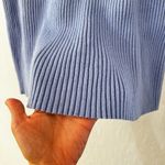 SheIn  Purple Blue Mini Ribbed Knit Pull On Skirt L Photo 7