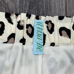 Dina Be  Leopard Print Cream, Black and Brown Skirt, Size Large Photo 1