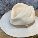 Rag and Bone  Neutral Straw Hat with Cotton Brim Photo 5