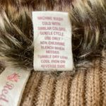 Red Camel Brown Faux Fur Zip Up Vest with Pockets Photo 7