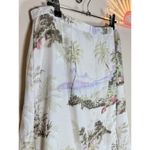 Vtg 90s Plus Size Hawaiian Wrap Skirt Midi Length 14 Island Beach Print Tropical Photo 1