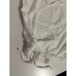 Goldie $100 New  Lewinter White Side Ruched Tank - Pima cotton - Small Photo 3