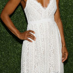 Tracy Reese Fairy Boho Lace Mini Dress 10 White Bridal Bachelorette Event Party Photo 0