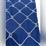 San Soleil Knotical Navy Ladies Small Capri ankle Pants Golf XL Blue Photo 2